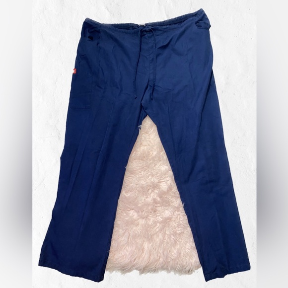 DICKIES BLUE SCRUBS PANTS - Picture 1 of 3